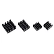 4 in 1 Black Aluminum Heatsink for Raspberry Pi 4B 4 in 1 Black Aluminum Heatsink for Raspberry Pi 4B