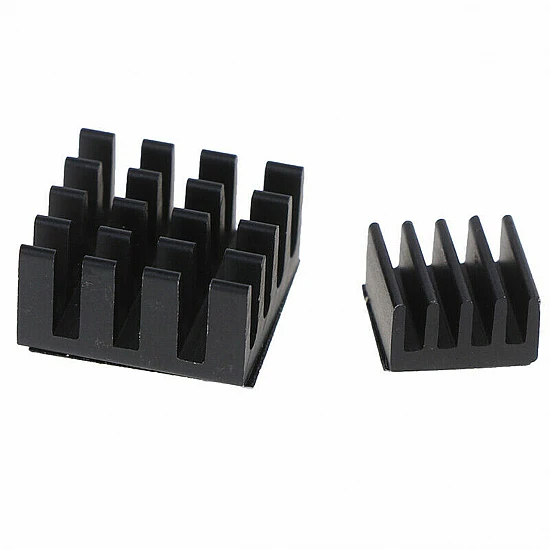 4 in 1 Black Aluminum Heatsink for Raspberry Pi 4B 4 in 1 Black Aluminum Heatsink for Raspberry Pi 4B