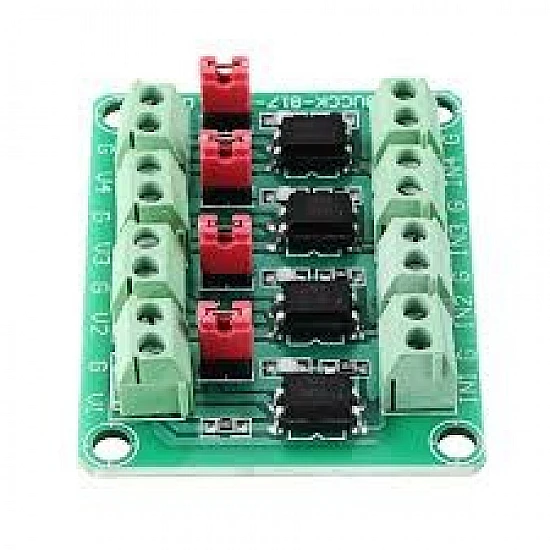 4 Channel Optocoupler Isolation Board Voltage Control Switching Module 4 Channel Optocoupler Isolation Board Voltage Control Switching Module