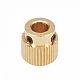40 Teeth Brass Extrusion Wheel for 3D Printers 40 Teeth Brass Extrusion Wheel for 3D Printers