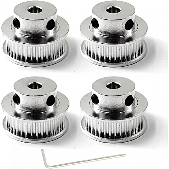 40 Tooth 6.35mm Bore GT2 Timing Aluminum Pulley for 6mm Belt 40 Tooth 6.35mm Bore GT2 Timing Aluminum Pulley for 6mm Belt