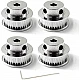 40 Tooth 6.35mm Bore GT2 Timing Aluminum Pulley for 6mm Belt 40 Tooth 6.35mm Bore GT2 Timing Aluminum Pulley for 6mm Belt