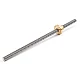 400mm Trapezoidal Lead Screw 8mm Thread 2mm Pitch Lead Screw with Copper Nut 400mm Trapezoidal Lead Screw 8mm Thread 2mm Pitch Lead Screw with Copper Nut