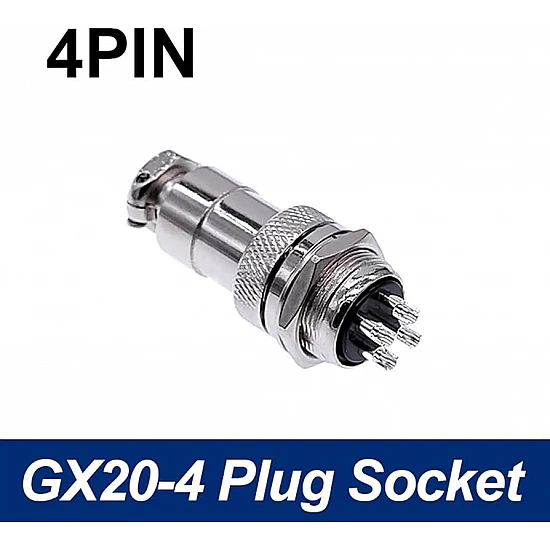 4Pin RS765/GX20 Aviation Plug Connector Set 4Pin RS765/GX20 Aviation Plug Connector Set