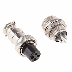 GX20/RS765 4-Pin Aviation Plug Connector Set