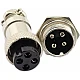 4Pin RS765/GX20 Aviation Plug Connector Set 4Pin RS765/GX20 Aviation Plug Connector Set