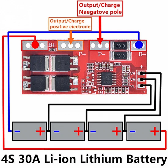 4S 30A 18650 Lithium Battery Protection Board 4S 30A 18650 Lithium Battery Protection Board