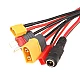 5 in 1 20cm 20AWG 4.0mm Banana Plug to XT60 XT30 DC5.5 T Plug Charger Adapter Cable 5 in 1 20cm 20AWG 4.0mm Banana Plug to XT60 XT30 DC5.5 T Plug Charger Adapter Cable