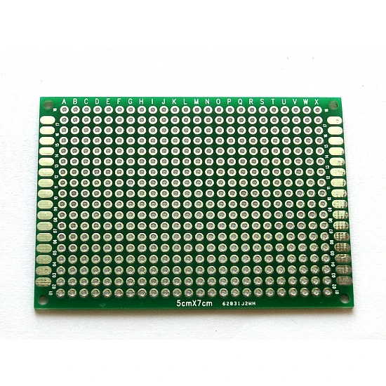 5 x 7 cm Double-Side Universal PCB Prototype Board 5 x 7 cm Double-Side Universal PCB Prototype Board