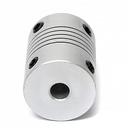 5mm X 6.35mm Aluminum Flexible Shaft Coupling 