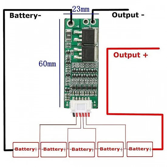 5S 18650 BMS Li-ion Battery Charger Protection Board 5S 18650 BMS Li-ion Battery Charger Protection Board