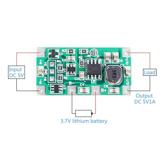 5V 1A UPS Uninterruptible Power Supply Module 5V 1A UPS Uninterruptible Power Supply Module