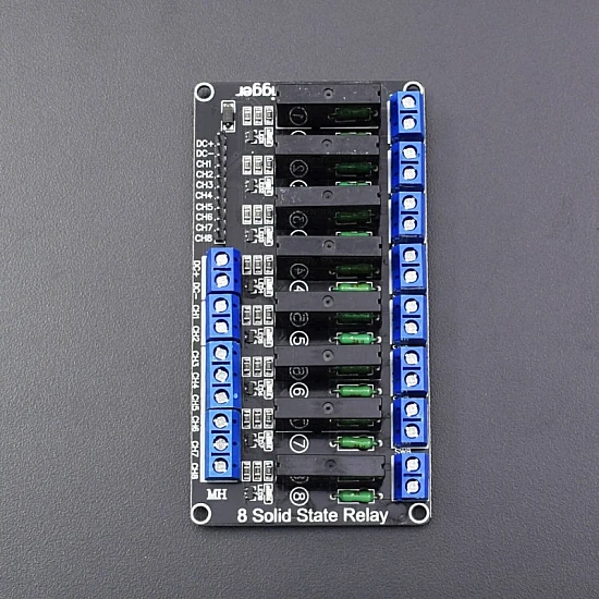 5V 2A 8 Channel SSR Solid State Relay Module with Fuse 5V 2A 8 Channel SSR Solid State Relay Module with Fuse
