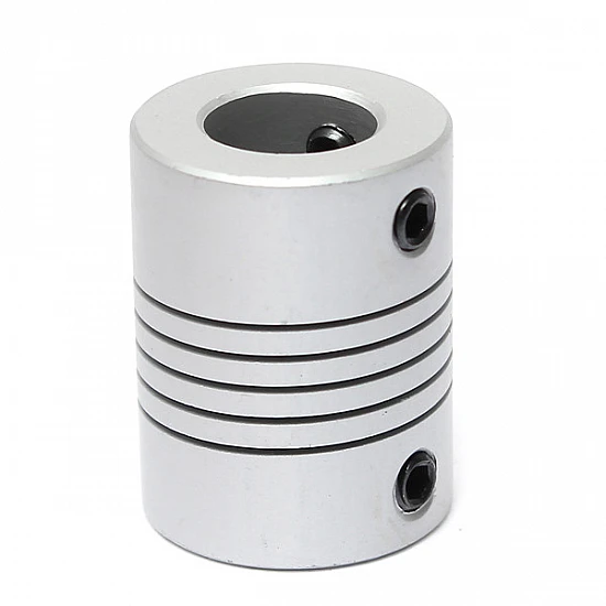 6.35mm X 8mm Aluminum Flexible Shaft Coupling 6.35mm X 8mm Aluminum Flexible Shaft Coupling