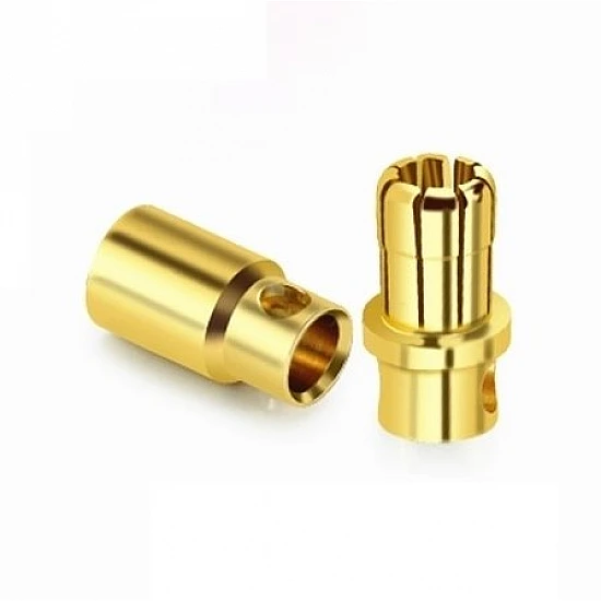 6mm Gold Plated Bullet Banana Connector 6mm Gold Plated Bullet Banana Connector