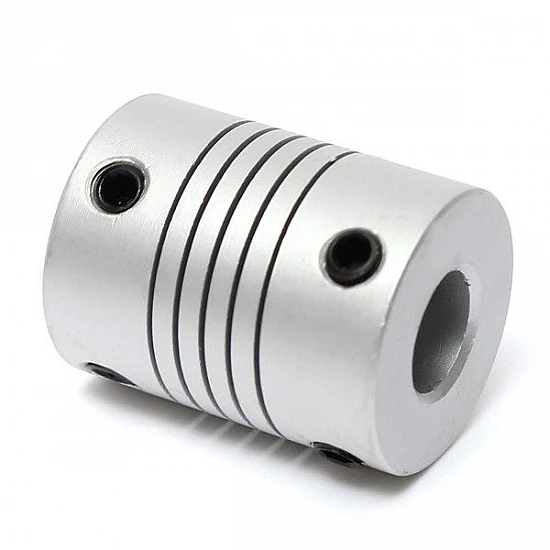 6mm X 8mm Aluminum Flexible Shaft Coupling 6mm X 8mm Aluminum Flexible Shaft Coupling