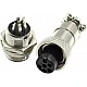 6Pin RS765/GX20 Aviation Plug Connector Set 6Pin RS765/GX20 Aviation Plug Connector Set