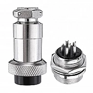 GX20/RS765 6-Pin Aviation Plug Connector Set