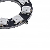 8 Bit WS2812 5050 RGB LED Built-in Full Color Driving Lights Circular Development Board