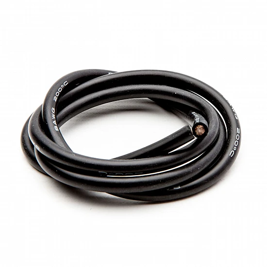 8AWG High Quality Black Silicon Wire - 1Meter 8AWG High Quality Black Silicon Wire - 1Meter