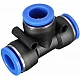 8mm T Union Pneumatic Pipe Fitting Connector 8mm T Union Pneumatic Pipe Fitting Connector