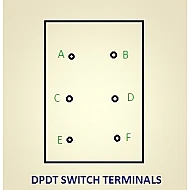 DPDT Switch for Wired Car Remote