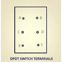 DPDT Switch for Wired Car Remote