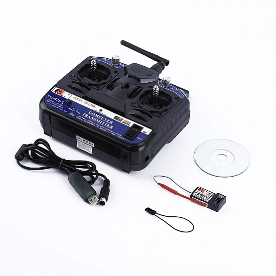FlySky FS-CT6B 2.4G 6CH Radio Set System with RX FS-R6B receiver. - Multirotor FlySky FS-CT6B 2.4G 6CH Radio Set System with RX FS-R6B receiver. - Rc Remote - Multirotor