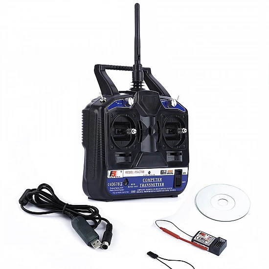 FlySky FS-CT6B 2.4G 6CH Radio Set System with RX FS-R6B receiver. - Multirotor FlySky FS-CT6B 2.4G 6CH Radio Set System with RX FS-R6B receiver. - Rc Remote - Multirotor