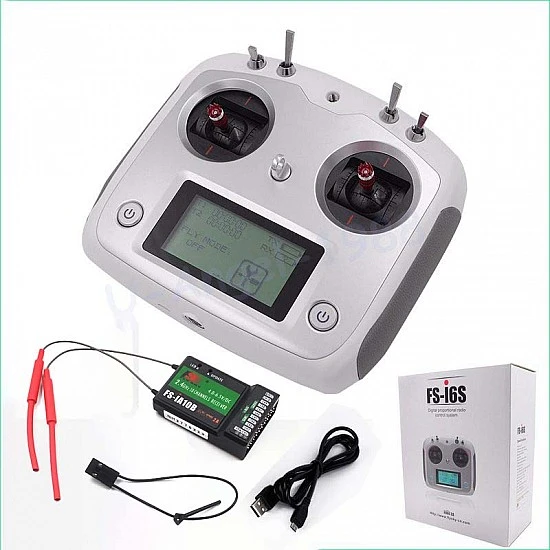 Flysky FS-i6S 2.4G 10CH AFHDS Transmitter With FS-iA10B 10CH Receiver - Multirotor Flysky FS-i6S 2.4G 10CH AFHDS Transmitter With FS-iA10B 10CH Receiver - Rc Remote - Multirotor