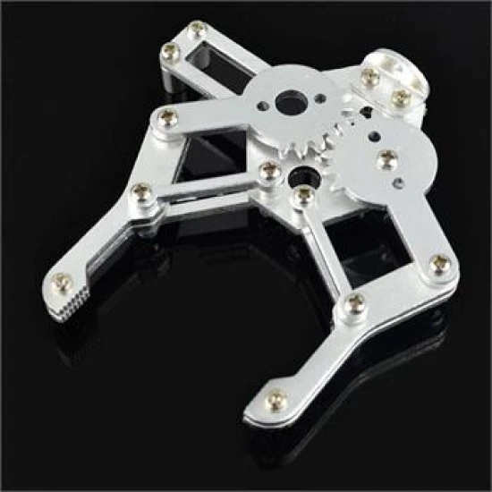 (Robotic Arm) Metallic Mechanical robotic Gripper/clamp - Motor and Driver (Robotic Arm) Metallic Mechanical robotic Gripper/clamp - Servo Motor and Accessories - Motor and Driver