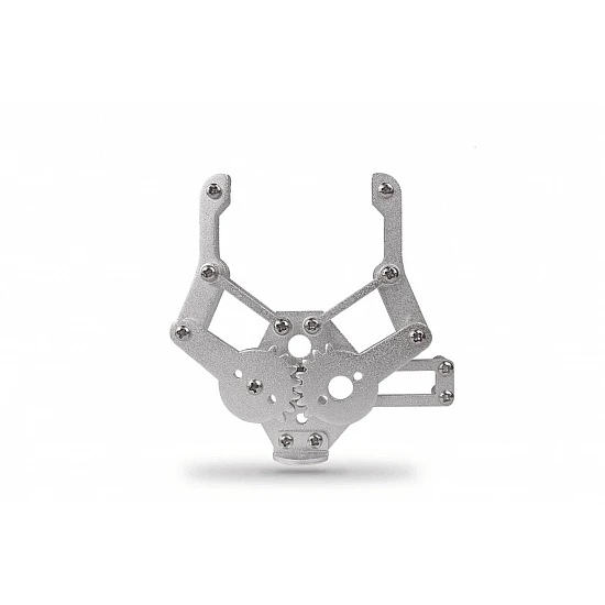 (Robotic Arm) Metallic Mechanical robotic Gripper/clamp - Motor and Driver (Robotic Arm) Metallic Mechanical robotic Gripper/clamp - Servo Motor and Accessories - Motor and Driver