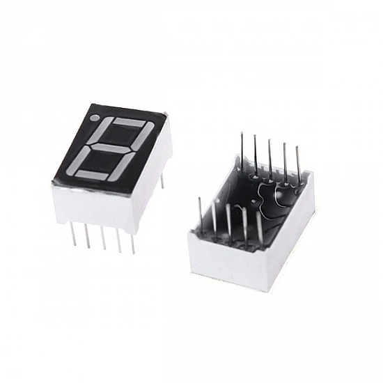 Red 0.56inch 1 Digit 7 Segment LED Display Digital Tube - Common Cathode Red 0.56inch 1 Digit 7 Segment LED Display Digital Tube - Common Cathode