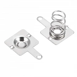 AA Battery Positive and Negative Contact Spring Plate Set