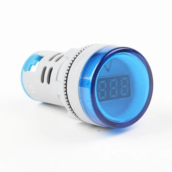 AD16 AC60-500V Mini LED Digital Display Voltmeter Indicator - Blue AD16 AC60-500V Mini LED Digital Display Voltmeter Indicator - Blue