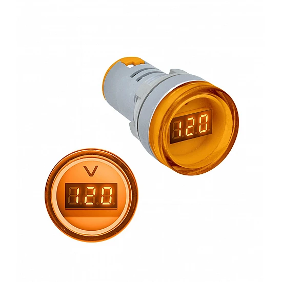 AD16 AC60-500V Mini LED Digital Display Voltmeter Indicator - Orange AD16 AC60-500V Mini LED Digital Display Voltmeter Indicator - Orange