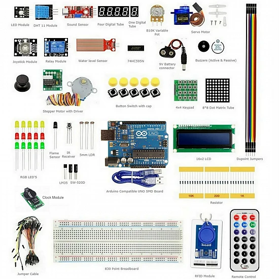 Arduino RFID Learning Kit V4 with Instruction CD & UNO R3 Arduino RFID Learning Kit V4 with Instruction CD & UNO R3