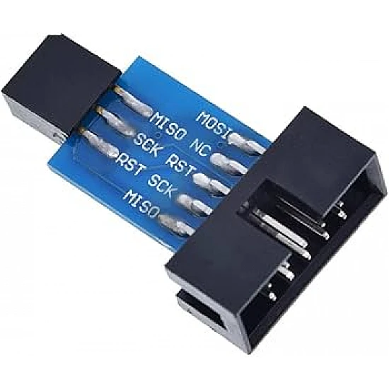 AVR ISP 10 Pin to 6 Pin Adapter Board AVR ISP 10 Pin to 6 Pin Adapter Board