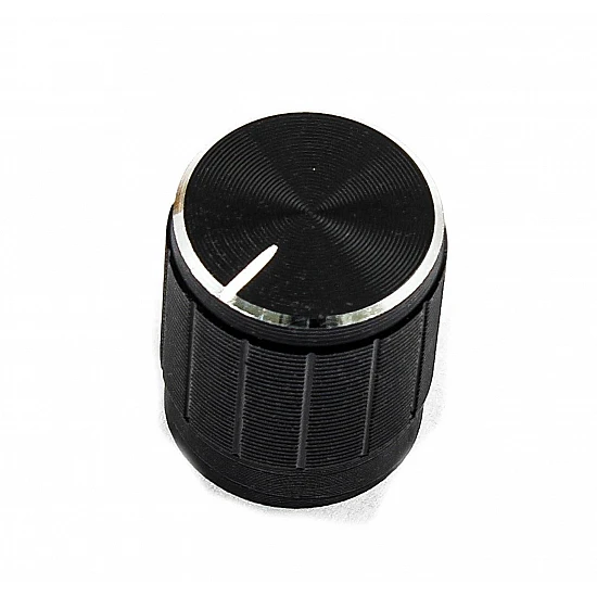 Black Aluminum Alloy Potentiometer Knob Cap Black Aluminum Alloy Potentiometer Knob Cap