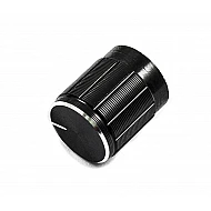 Black Aluminum Alloy Potentiometer Knob Cap