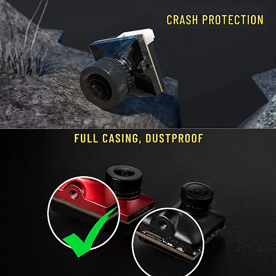 CADDX Ratel 2 1200TVL Black Analog FPV Camera CADDX Ratel 2 1200TVL Black Analog FPV Camera