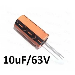 10uf / 63v Electrolytic Capacitor