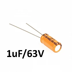 1uf / 63v Electrolytic Capacitor
