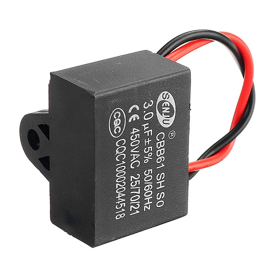 CBB61 3UF 450V Fan Starting Capacitor CBB61 3UF 450V Fan Starting Capacitor