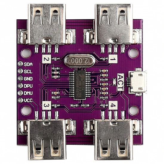 CJMCU-204 USB 2.0 HUB 4-Port High Speed Controller Module CJMCU-204 USB 2.0 HUB 4-Port High Speed Controller Module