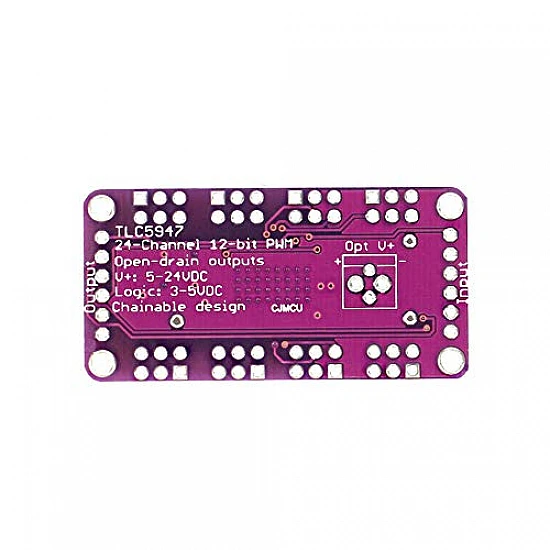 CJMCU TLC5947 12-Bit 24-Channel PWM LED Driver Module CJMCU TLC5947 12-Bit 24-Channel PWM LED Driver Module