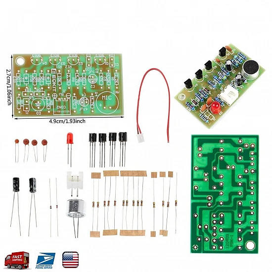 Clap Acoustic Control Switch Electronic PCB DIY Kit Clap Acoustic Control Switch Electronic PCB DIY Kit