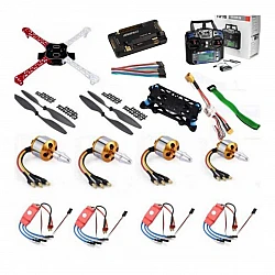 Quadcopter Drone Combo with APM 2.8 Kit for beginner (Motor + ESC + Propeller + Flight Controller + Frame + TX-RX Flysky FSi6+ Power module + Belt) -  ImportDukan