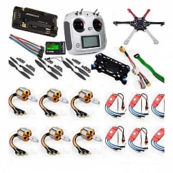 Hexacopter Drone Combo with APM 2.8 and 10ch FlySky FS-I6S (Motor + ESC + Propeller + Flight Controller + Frame + TX-RX Flysky FSi6+ Power module + Belt) -  ImportDukan