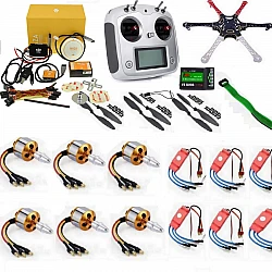 Hexacopter Drone Combo with DJI NAZA V2 and 10ch FlySky FS-I6S (Motor + ESC + Propeller + Flight Controller + Frame + TX-RX Flysky FSi6 + Belt) -  ImportDukan